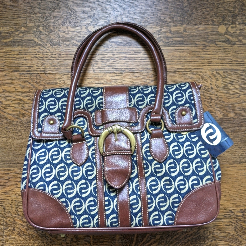 NWT Handbag Purse Brown Leather